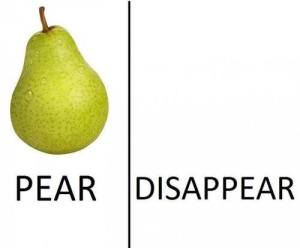 dis a pear